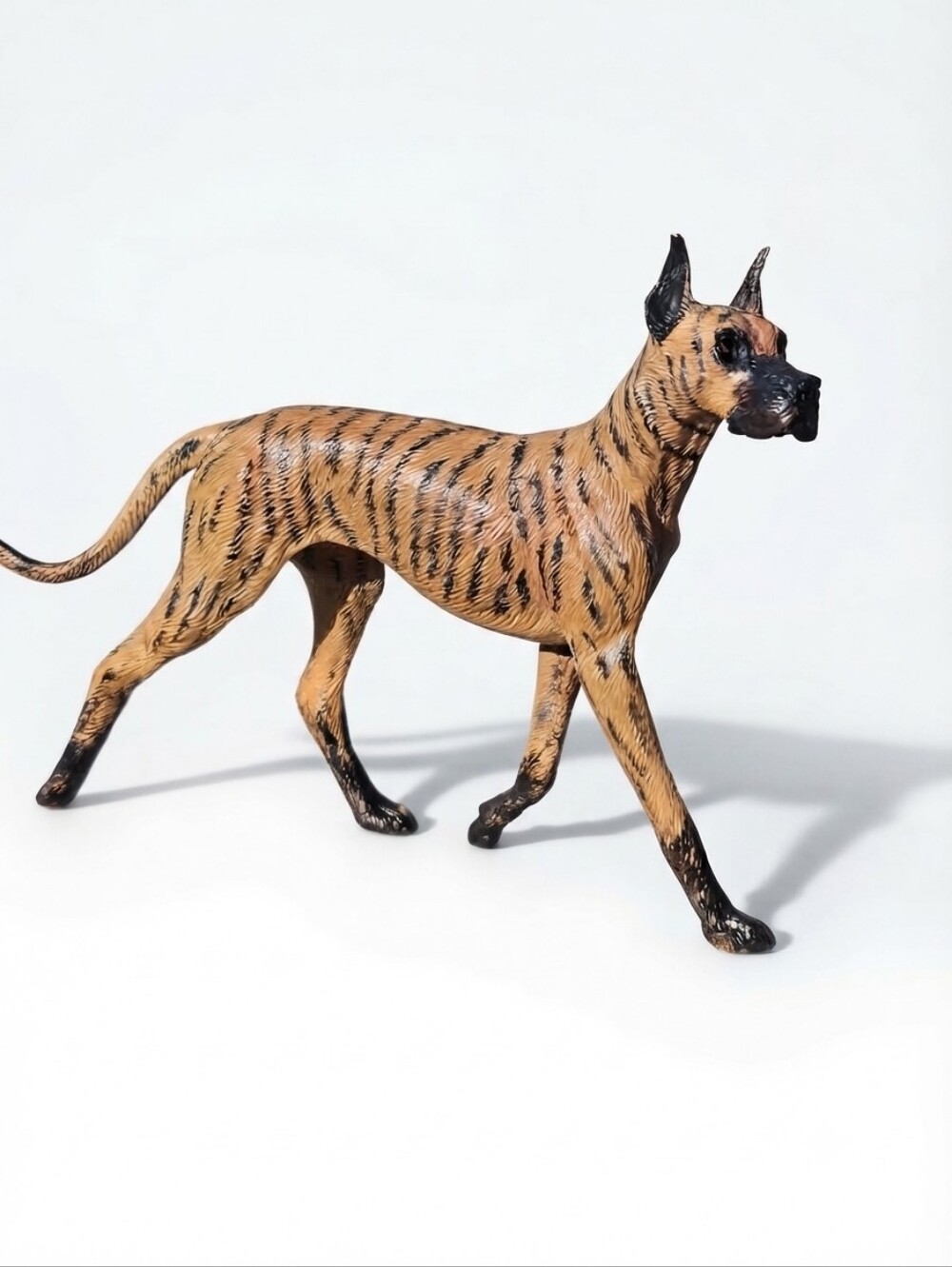 Vintage Breyer Animal Companions Brindle Great Dane Dog Figurine 2000 Collectibl